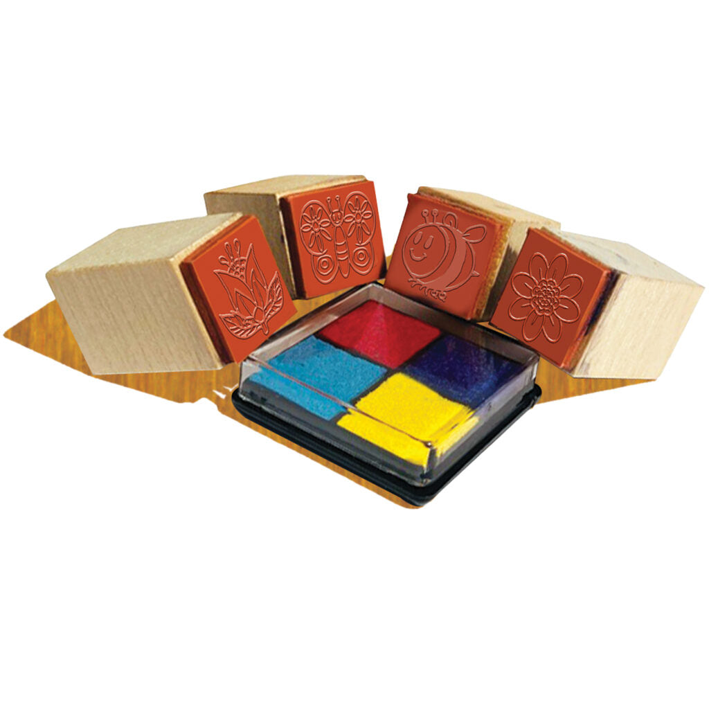 Wooden Stamp Set-Garden