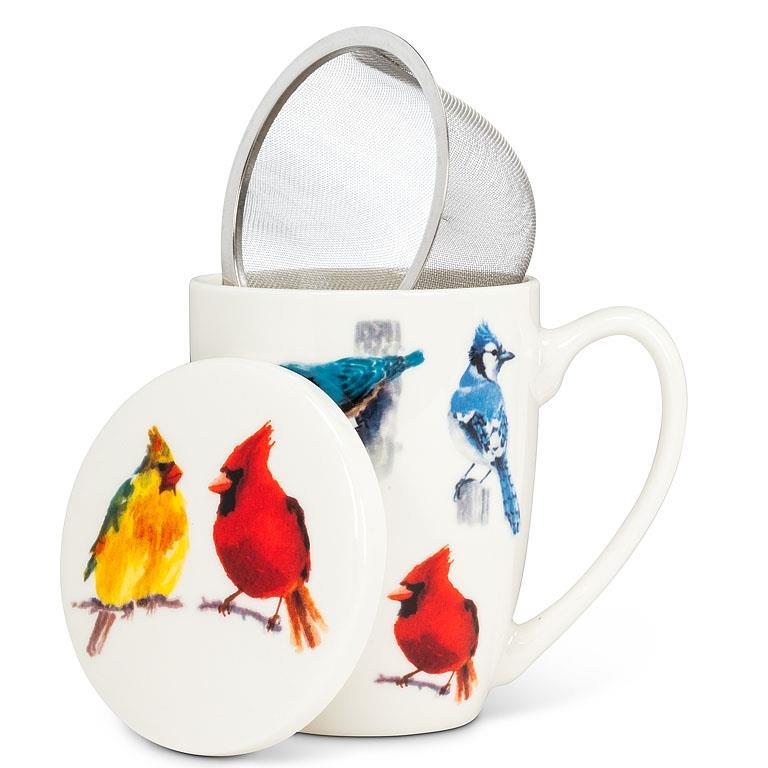 North American Birds Cv'd Mug Strainer
