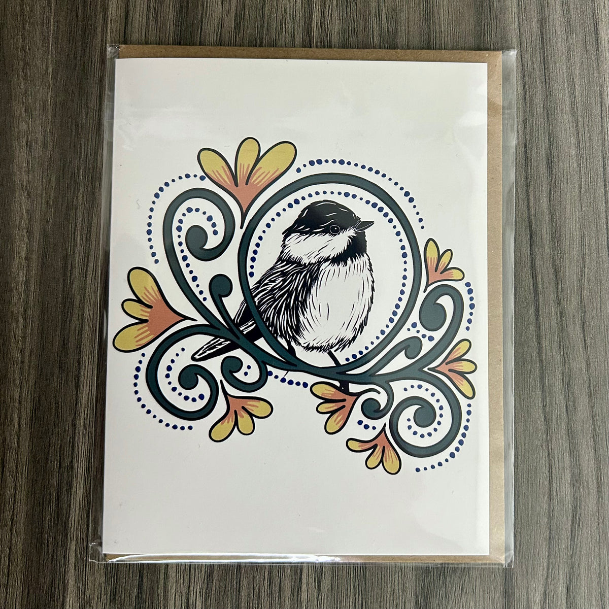 Black-capped Chickadee Card