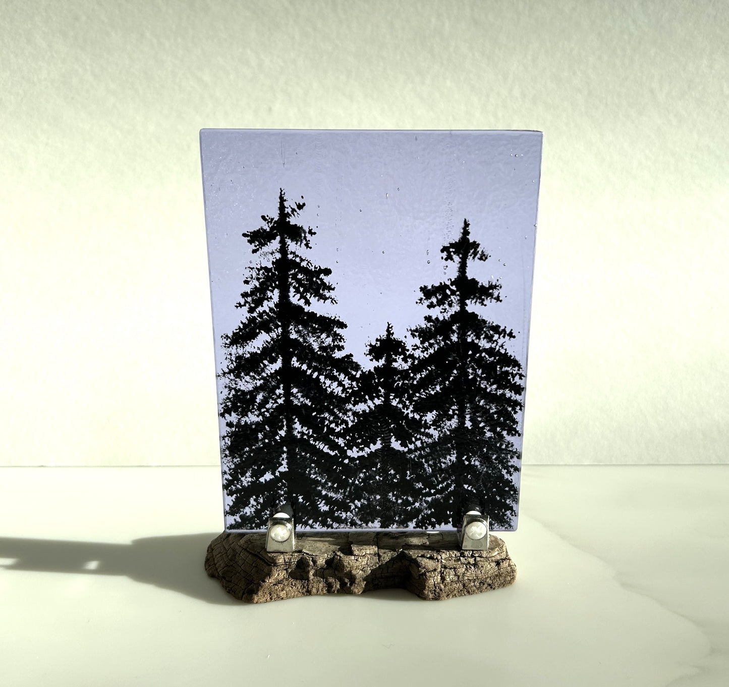 Fused Glass Suncatcher - Trees - by Heather Dawson