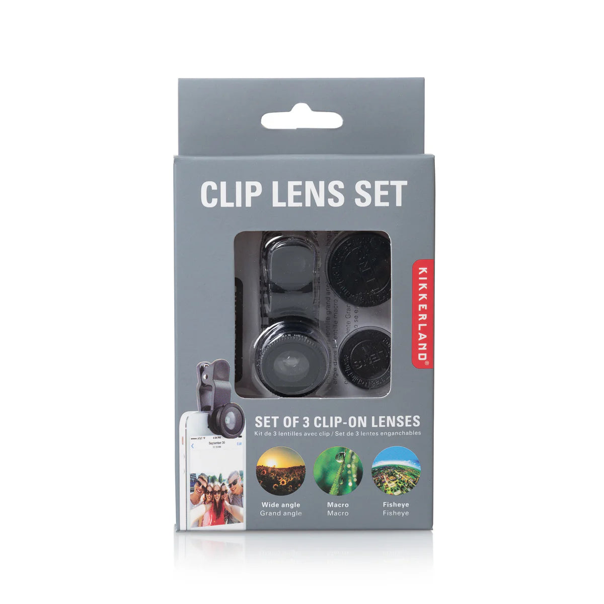 Kikkerland Clip Lens Set