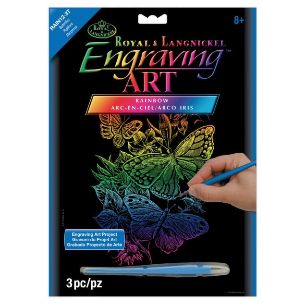Engraving Art Kit - Butterflies
