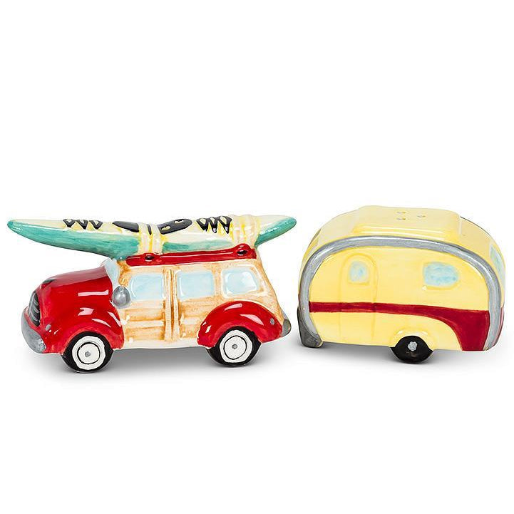 Woody Car & Camper Salt & Pepper Shaker
