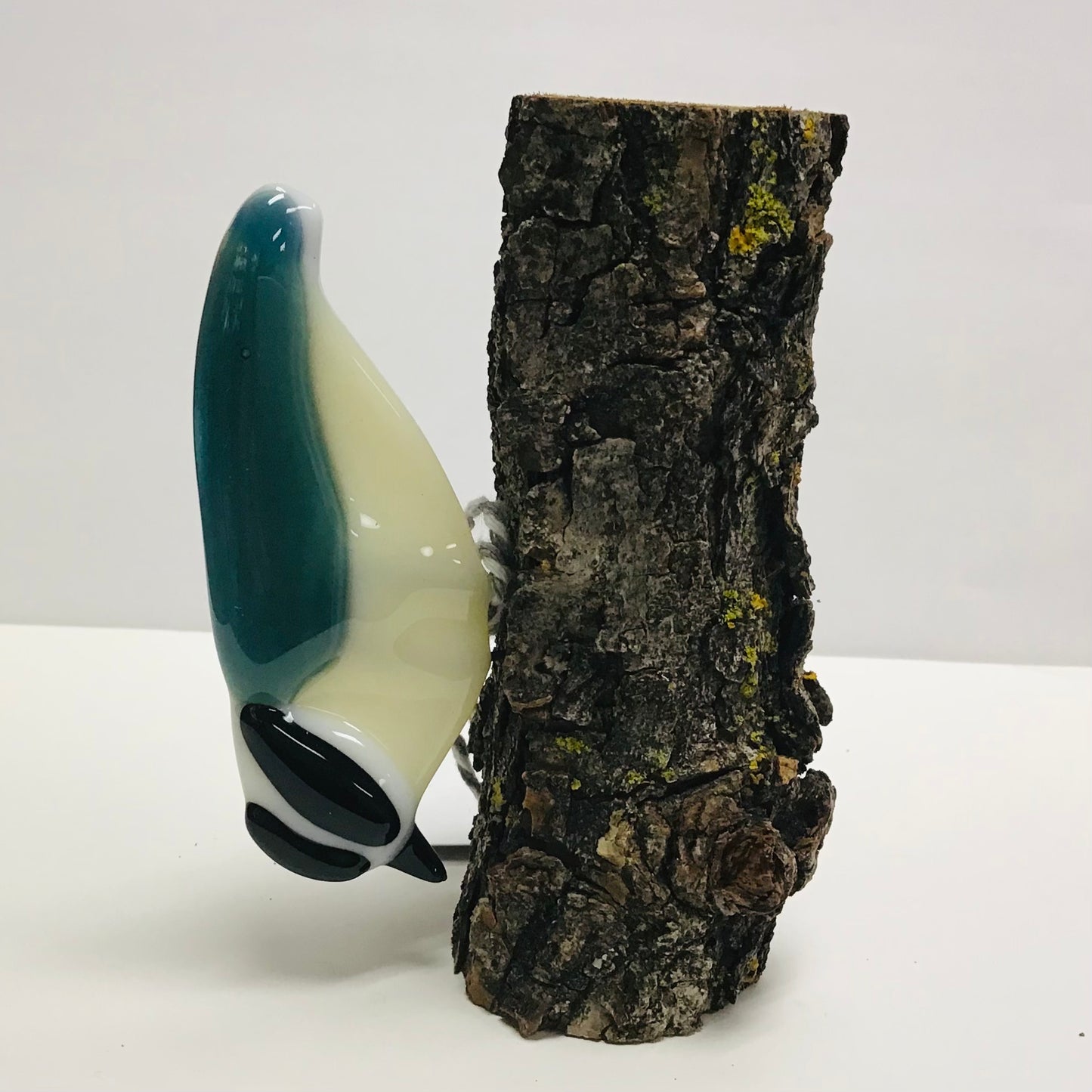 Fused Glass Nuthatch (L)