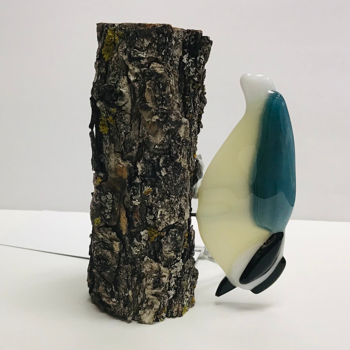 Fused Glass Nuthatch (R)