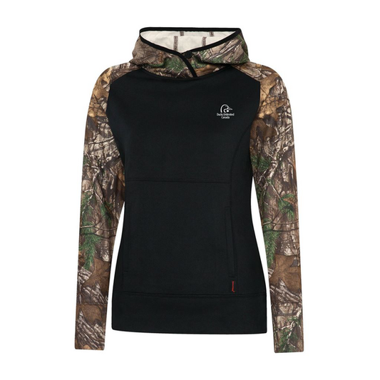 Ducks Unlimited Ladies Tech Two Toned Hoodie Sweatshirt