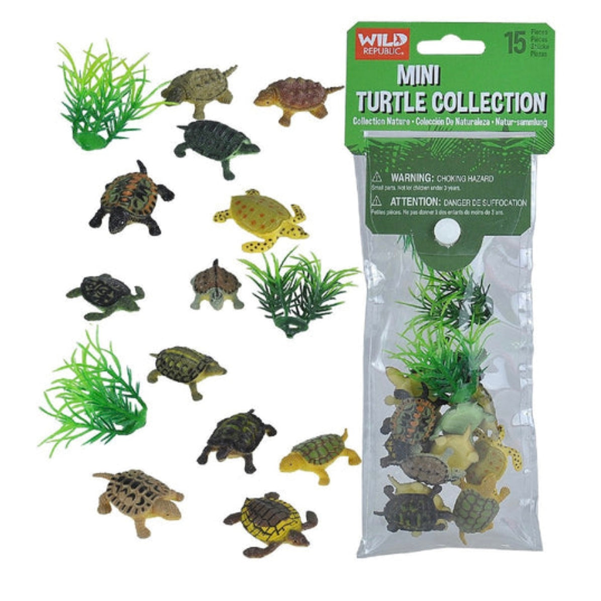 Wild Republic - Mini Polybag of Turtle Figurines