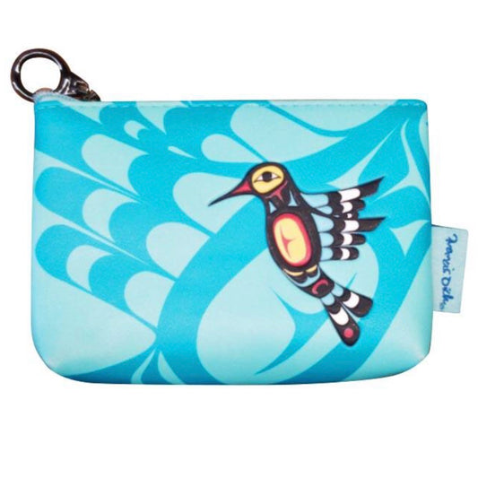 Indigenous Art Coin Purse - Hummingbird