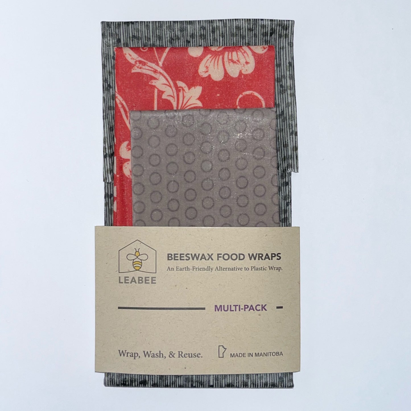 Leabee Beeswax Wraps Mulitpack