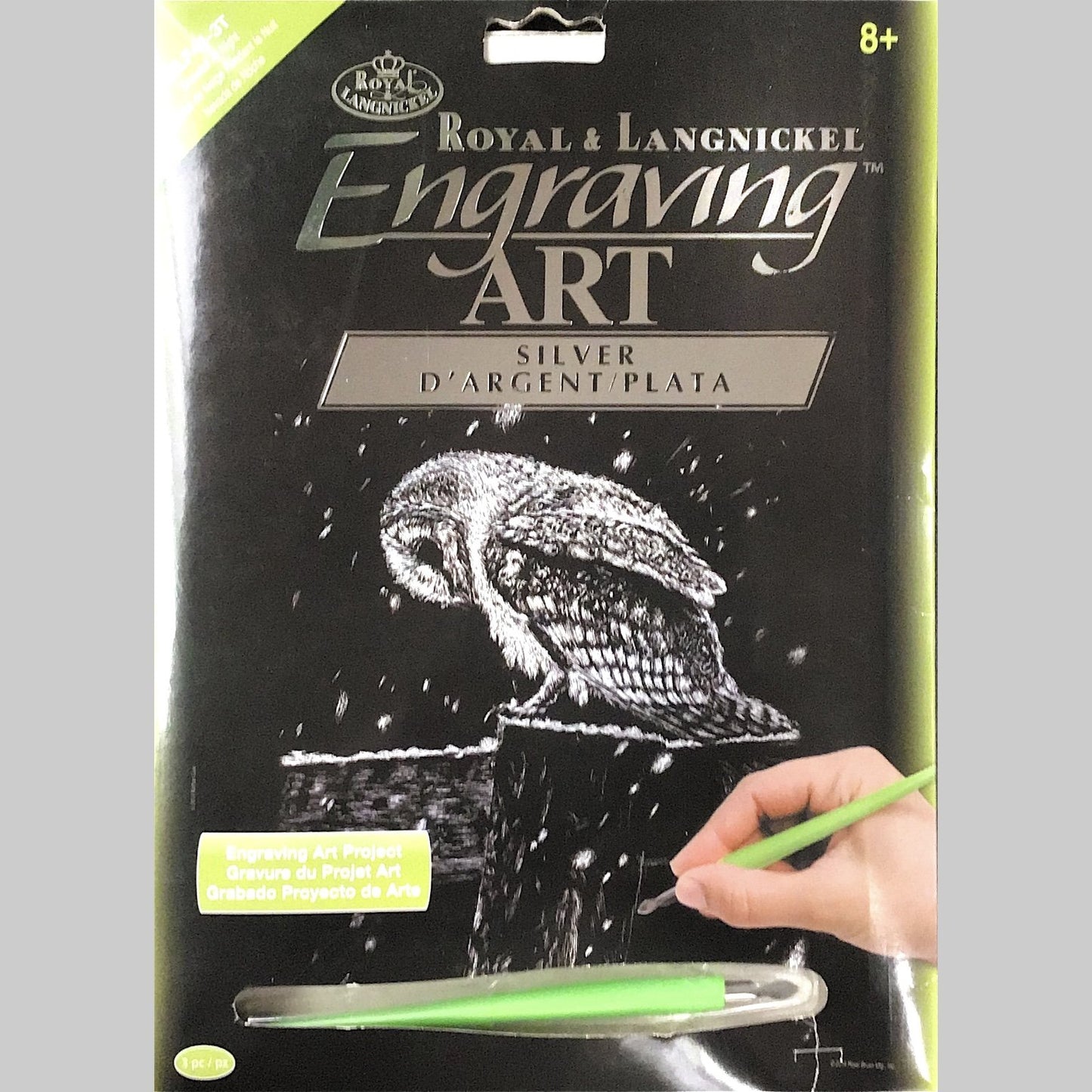 Engraving Art Kit - Snowfall at Night