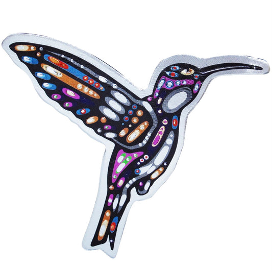 John Rombough Hummingbird Metallic Magnet