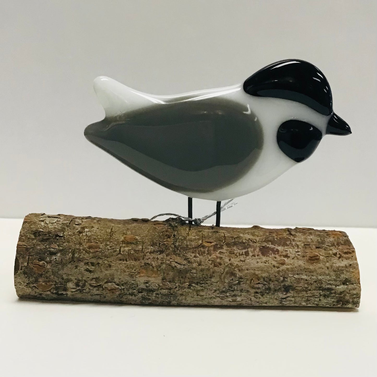 Fused Glass Chickadee (R)