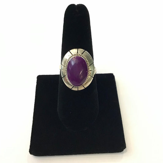 Sugilite Silver Ring
