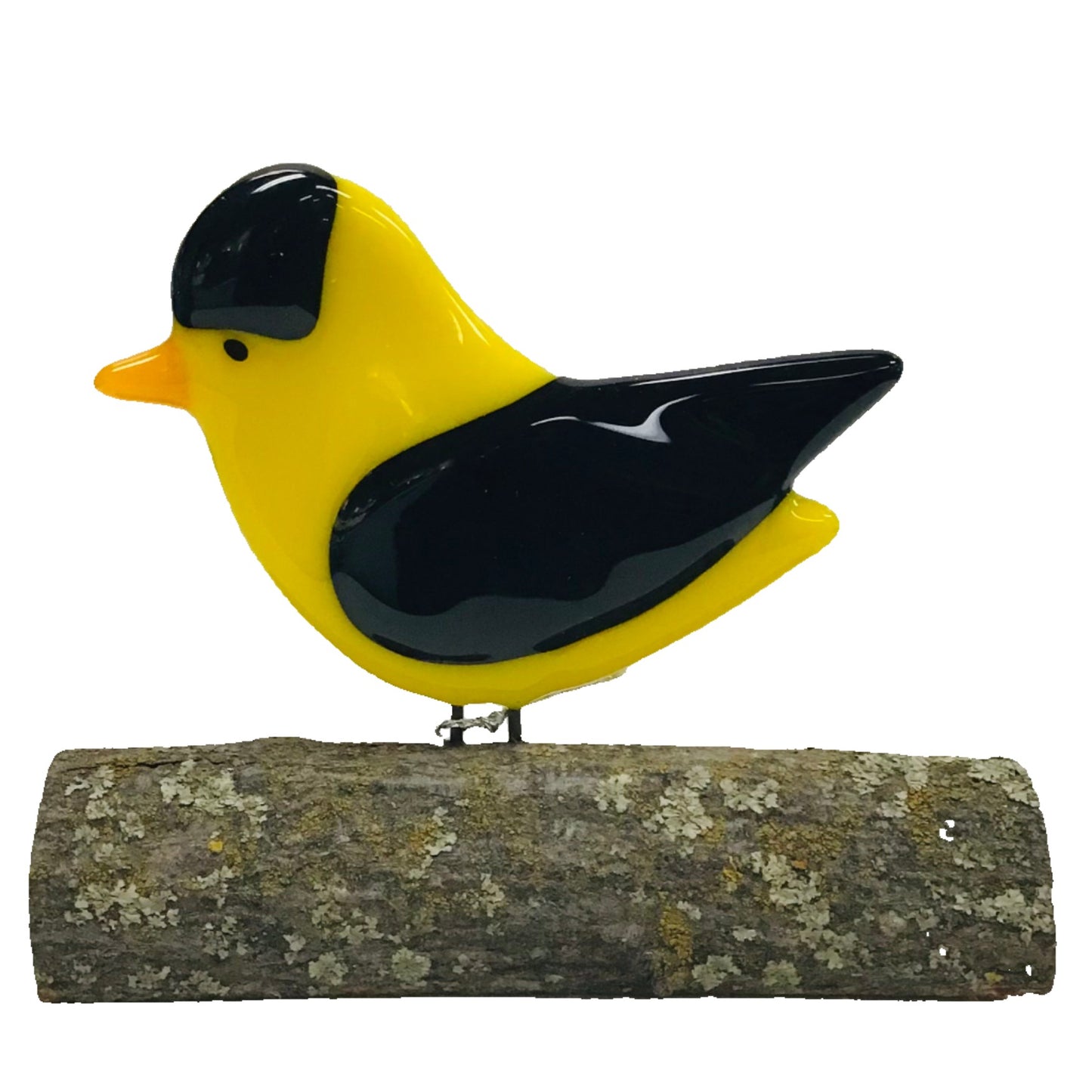 Fused Glass Goldfinch (L)