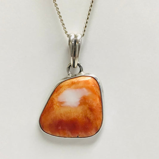 Large 925 Silver Pendants - Coral