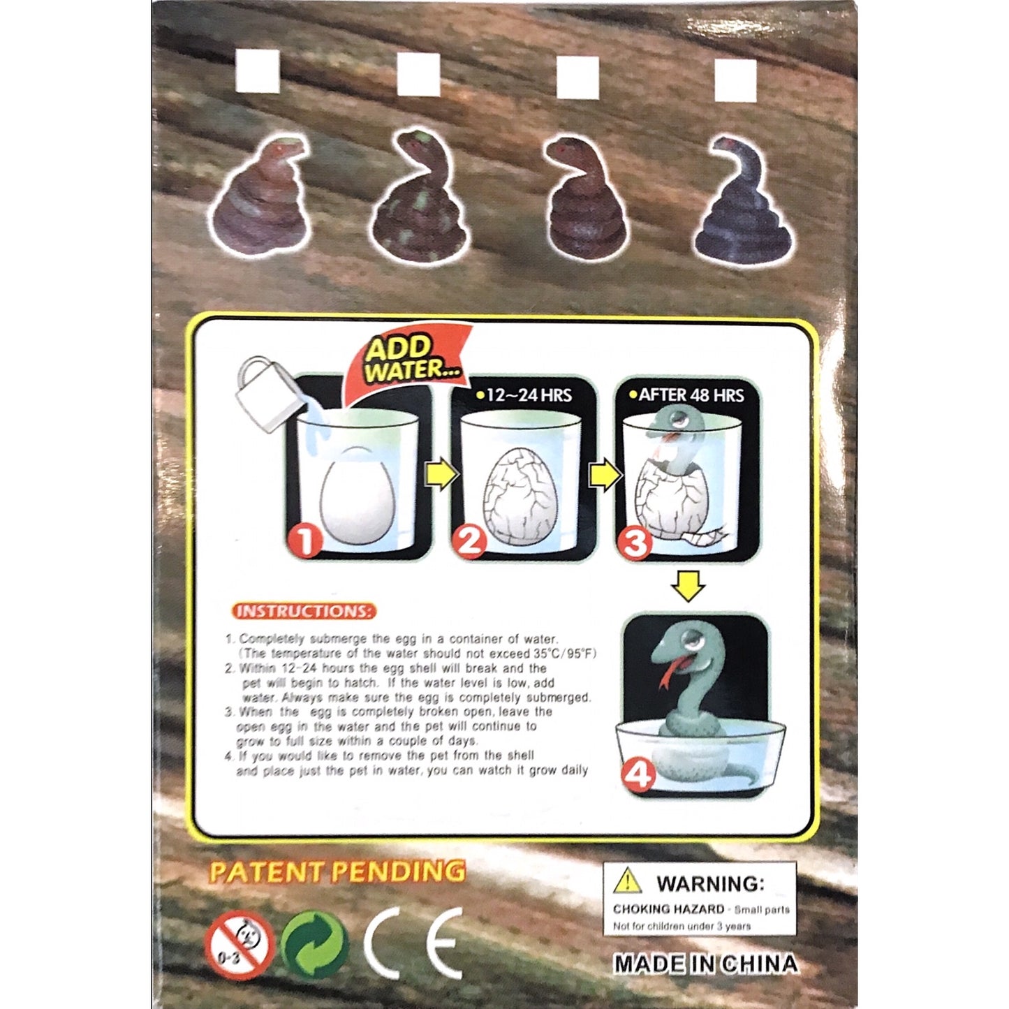 Snake Egg Growing Pet