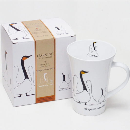 Indigenous Art Porcelain Mug - Benjamin Chee Chee Learning