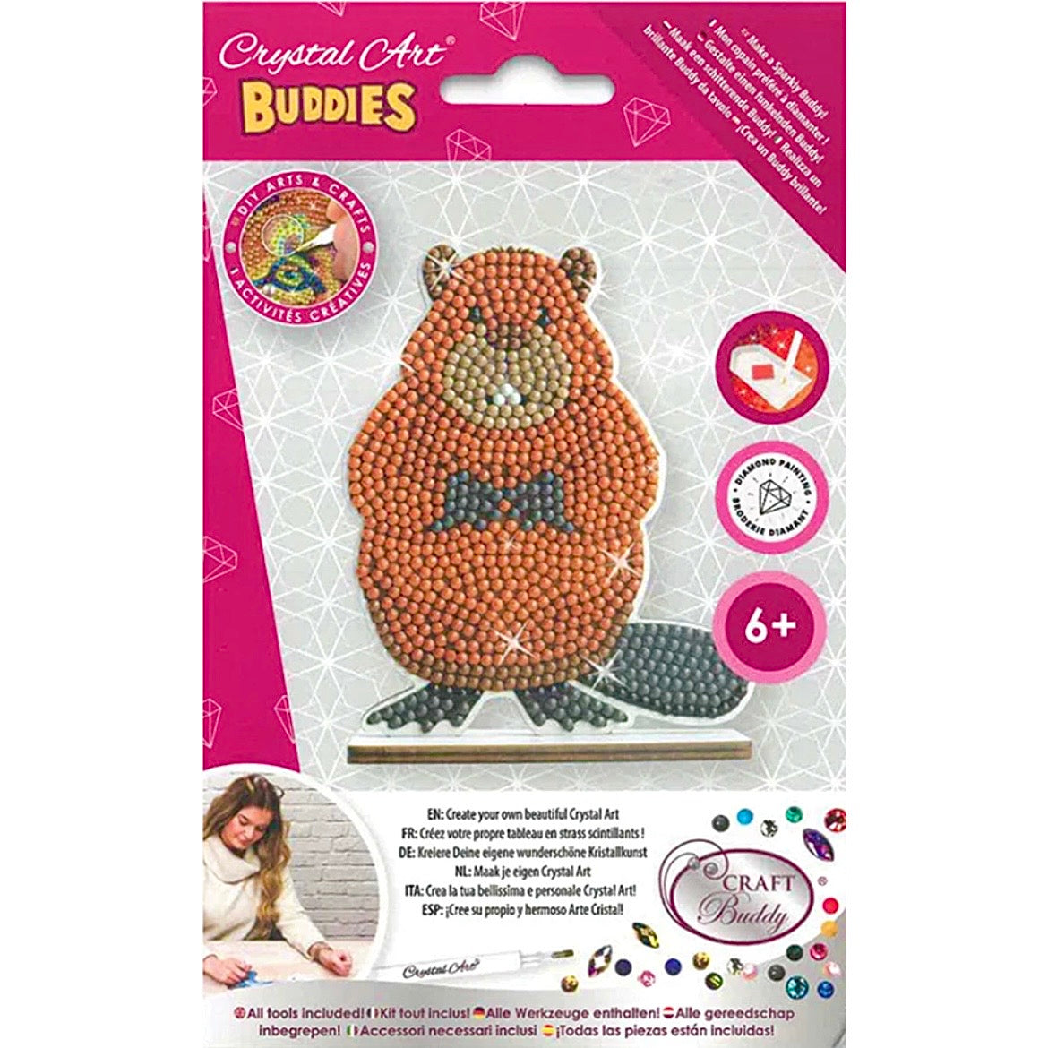 Crystal Art Buddies -  Beaver