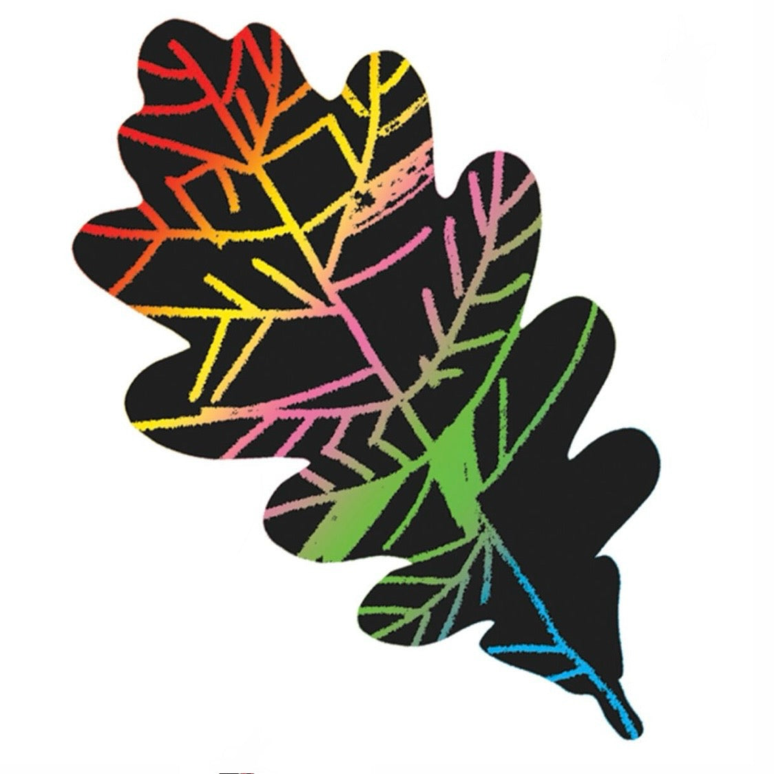 Scratch Art Set-Leaves