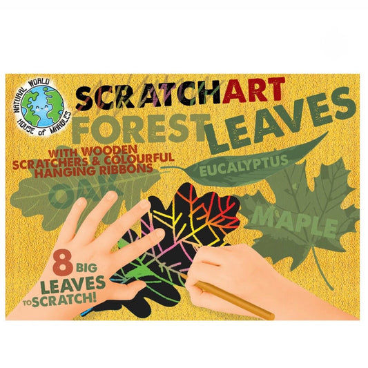 Scratch Art Set-Leaves