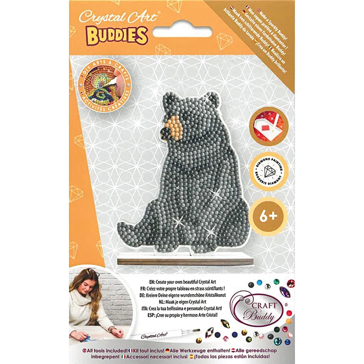 Crystal Art Buddies - Bear