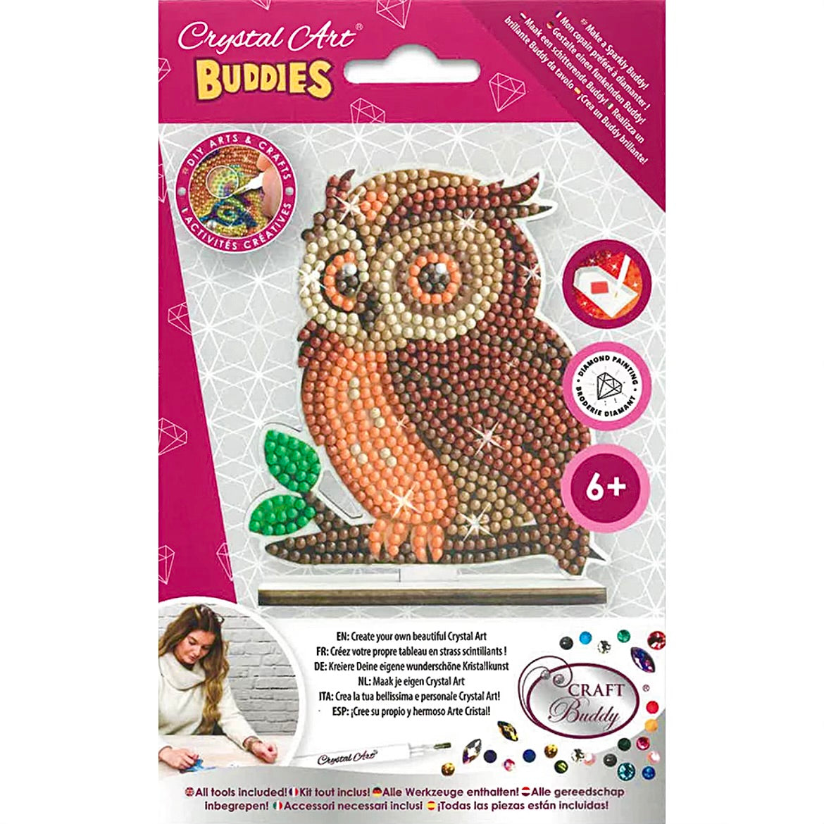 Crystal Art Buddies -  Owl