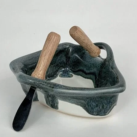 Boat  Dip Pot - Glacier