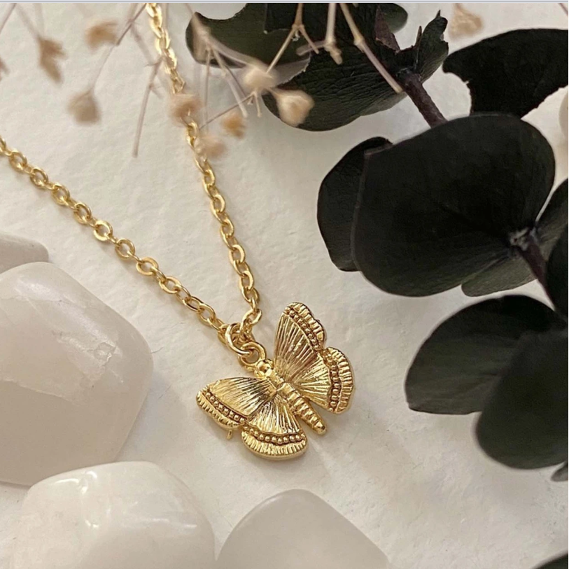 "Papillon" Butterfly Charm Necklace