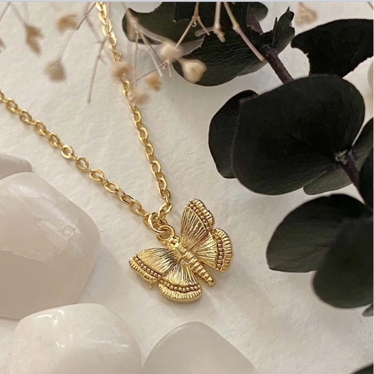 "Papillon" Butterfly Charm Necklace