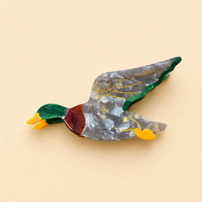 "Barnabus" Mallard Duck Hair Claw