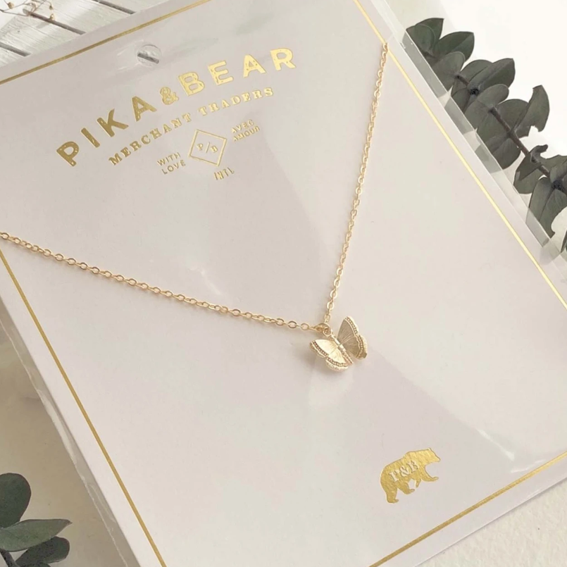 "Papillon" Butterfly Charm Necklace