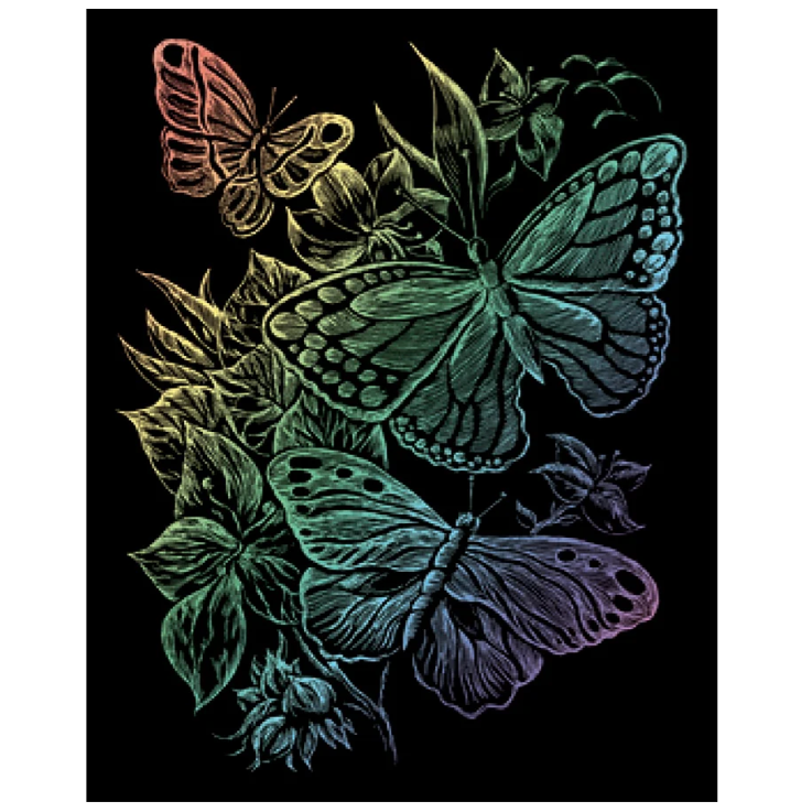 Engraving Art Kit - Butterflies