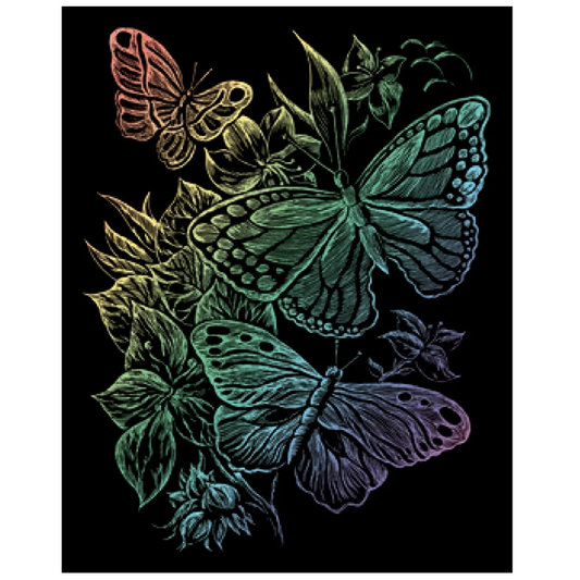 Engraving Art Kit - Butterflies