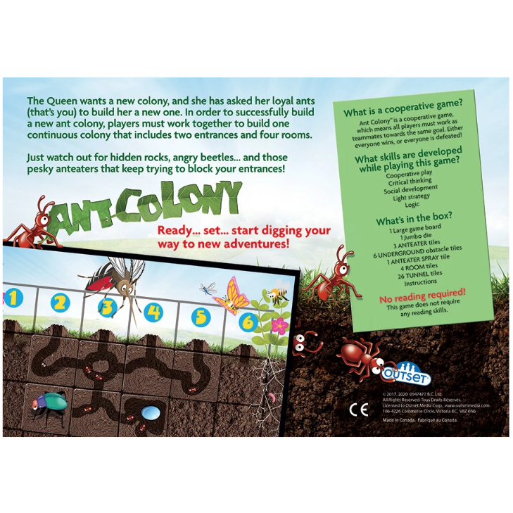 Ant Colony - A Co-operative Tunnel Building Game