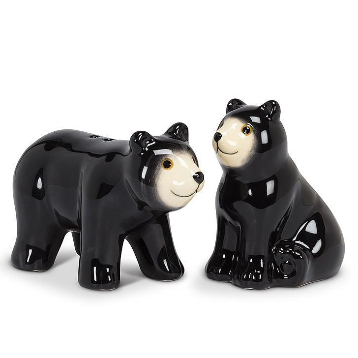 Black Bear Salt & Pepper Shakers