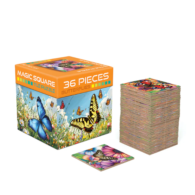 Magic Square Puzzle: Butterflies