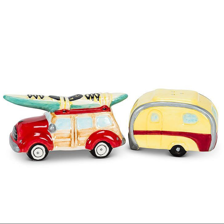 Woody Car & Camper Salt & Pepper Shaker