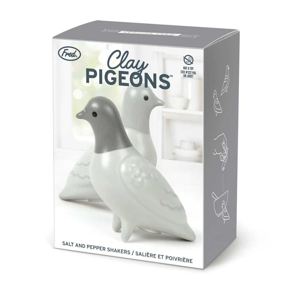 Clay Pigeon Salt & Pepper Shakers