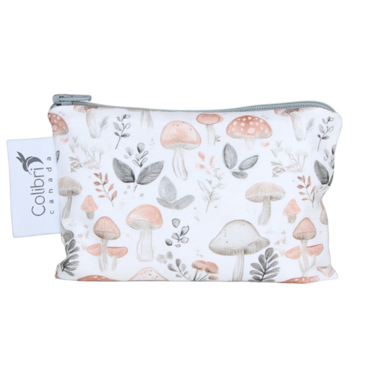 Colibri Reusable Small Snack Bag - Mushrooms