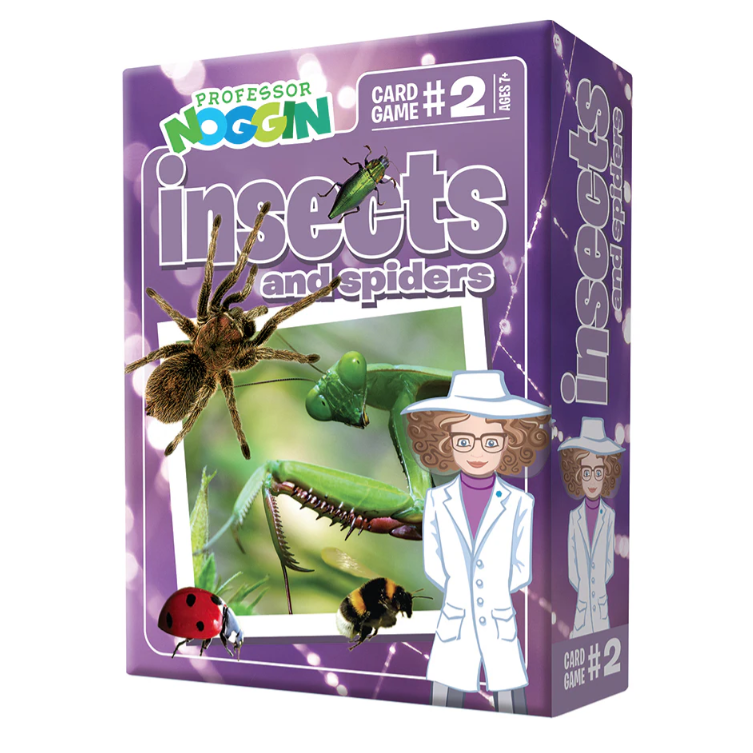 Professor Noggin Card Game - Insects and Spiders