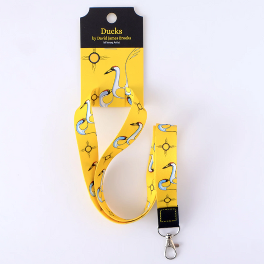 Art Lanyard "Ducks" by David James Brook