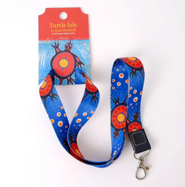 Art Lanyard "Turtle Isle" by Ryan Woodruff 