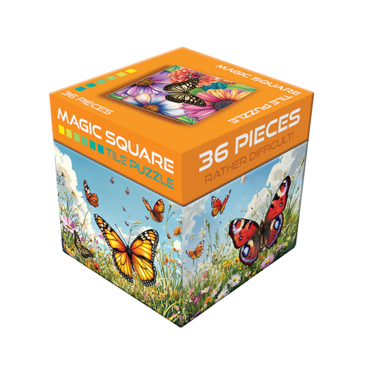 Magic Square Puzzle: Butterflies