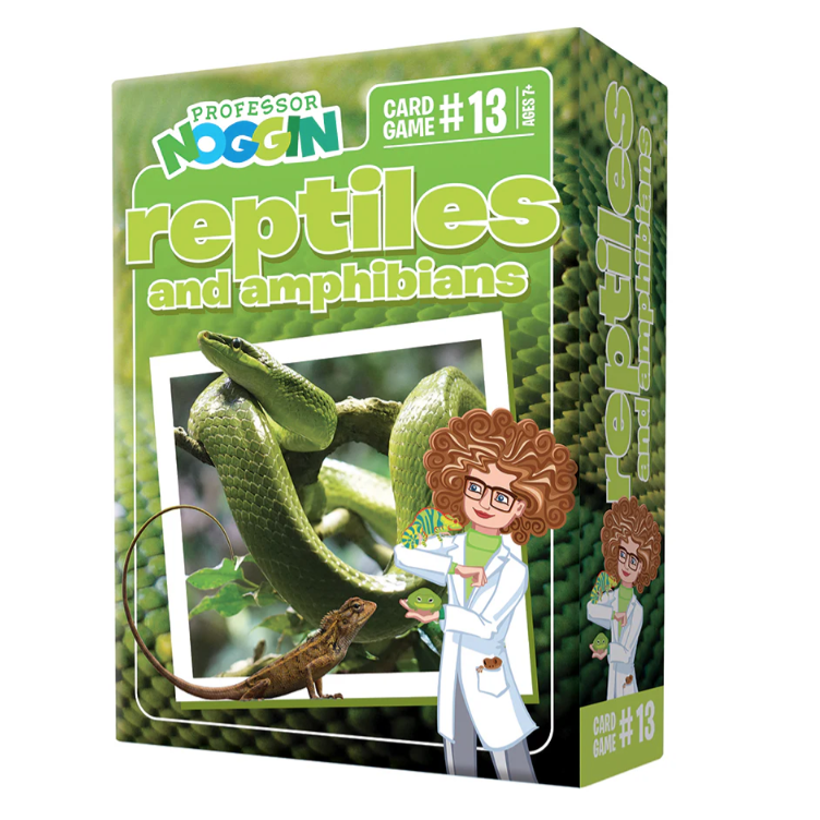 Professor Noggin Card Game - Reptiles & Amphibians