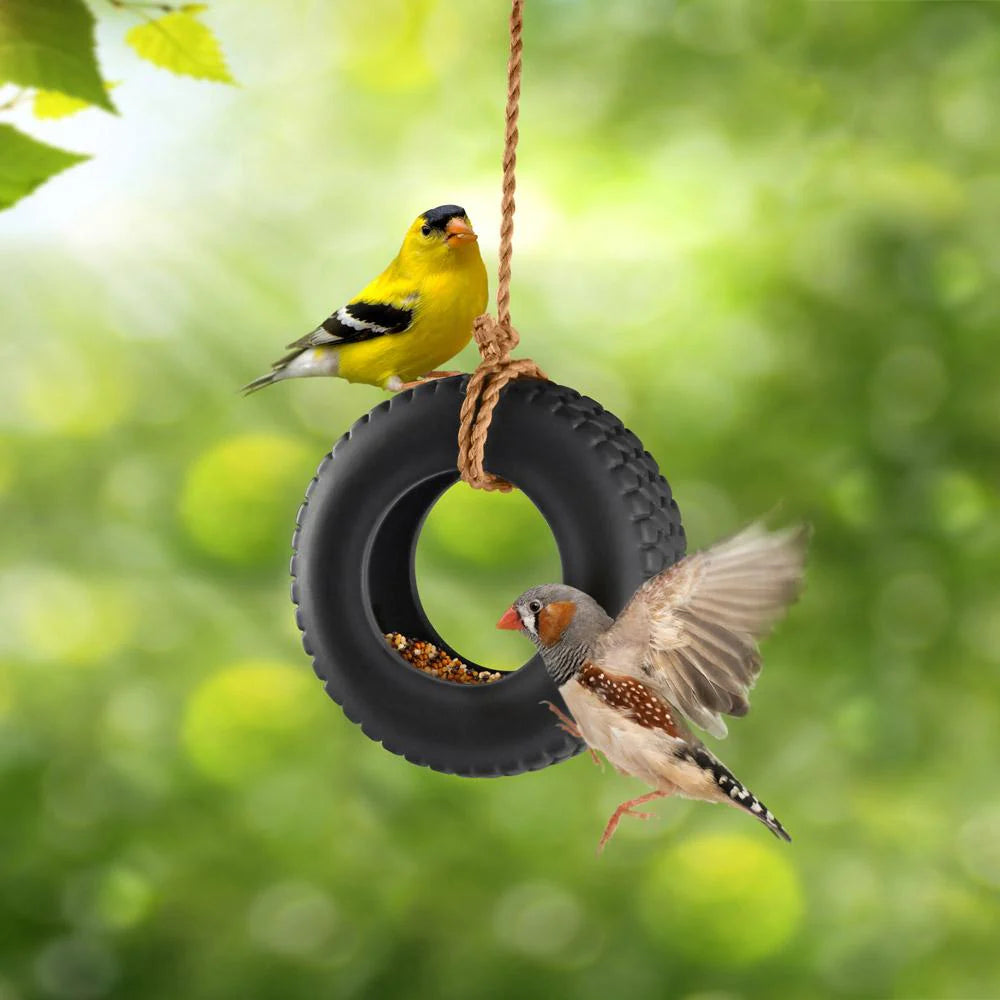 Swing Time - Ceramic Bird Feeder