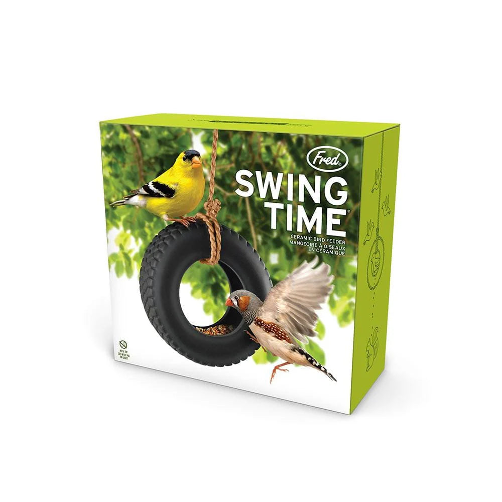 Swing Time - Ceramic Bird Feeder