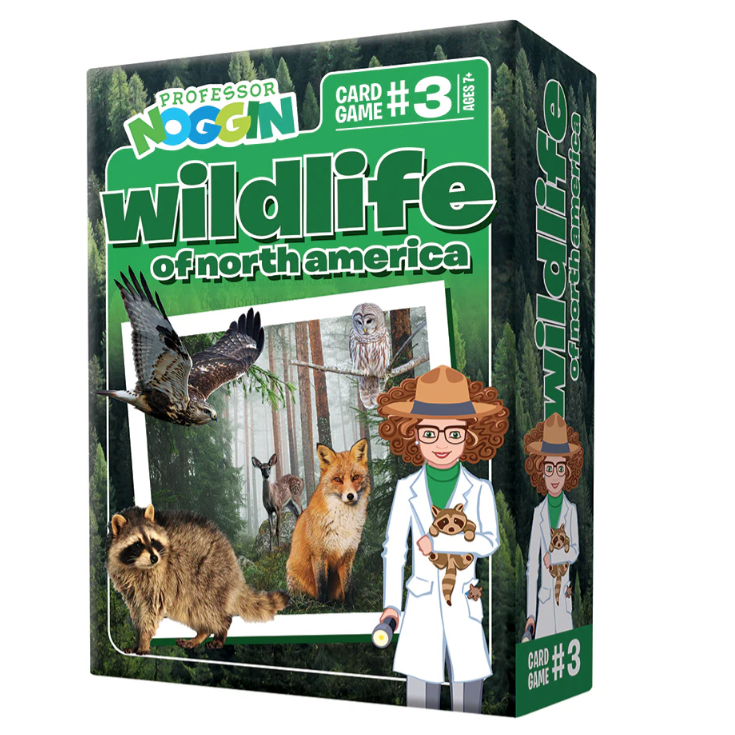 Professor Noggin Card Game - Wildlife of North America