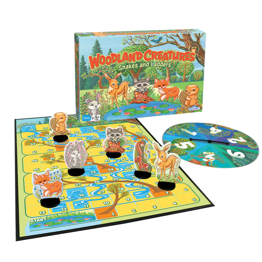 Woodland Creatures Snakes and Ladders