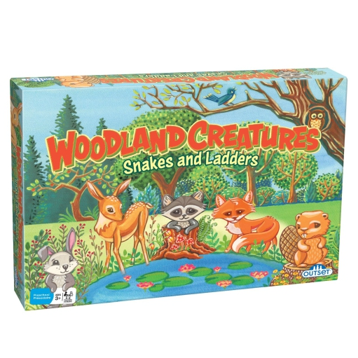 Woodland Creatures Snakes and Ladders