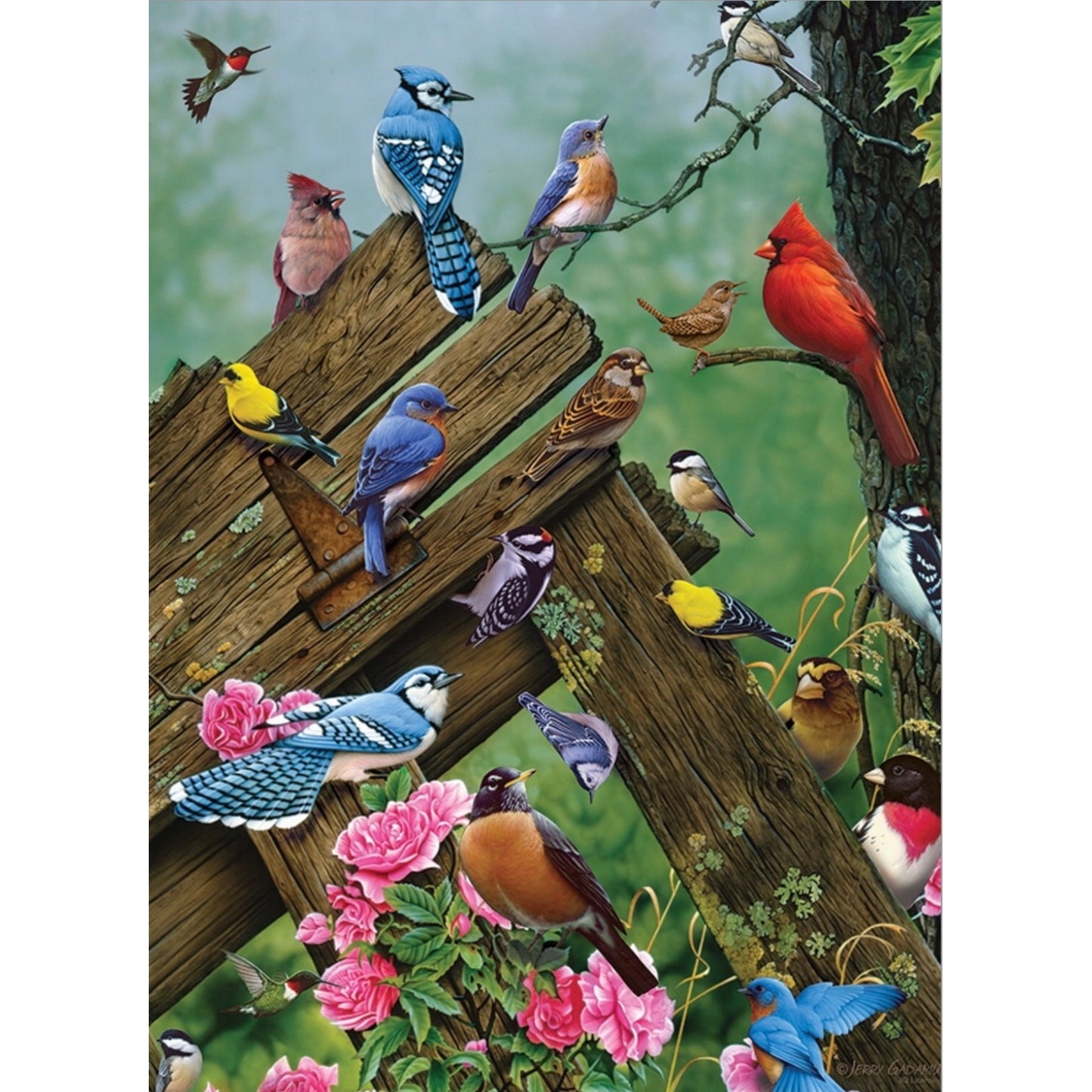 Cobble Hill Tray Puzzle - Wildbird Gathering